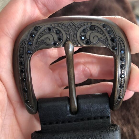 NWOT Fossil Genuine Leather Belt (rhinestones) main image 8
